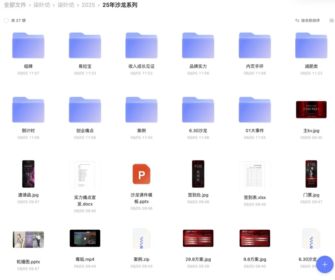沙龙系列物料库